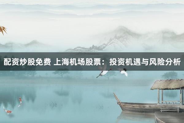 配资炒股免费 上海机场股票：投资机遇与风险分析