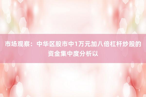 市场观察:中华区股市中1万元加八倍杠杆炒股的资金集中度分析以